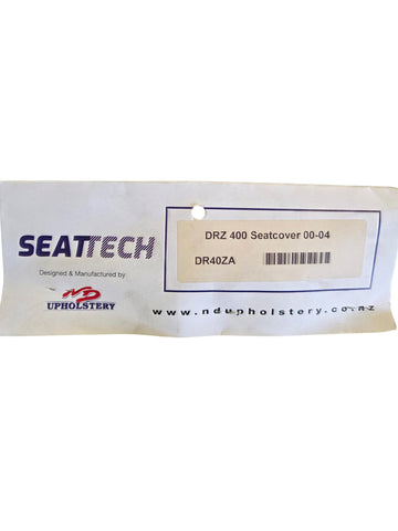Seat Cover – Suzuki DRZ400 2001–2004 Black UV Vinyl