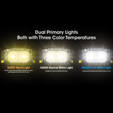 NITECORE USB RECHARGEABLE MULTI COLOR TEMPERATURE LED TRIPLE OUTPUT HEADLAMP