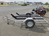 Brand New 3-Bay Motorcycle Trailer – Built by Us, Made to Last!