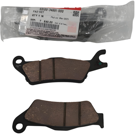 Suzuki OEM Front Brake Pad Set 59100‑34891‑000 – Gixxer 250 SF