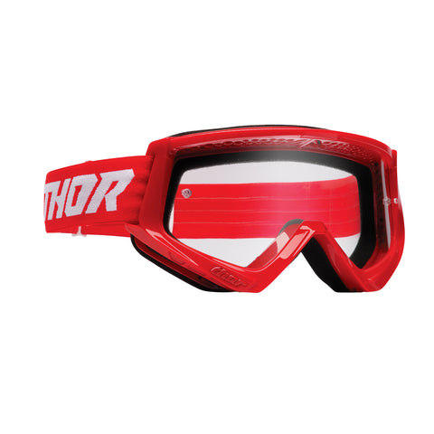 GOGGLES S26 THOR MX COMBAT RACER RED/WHITE