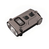 NITECORE 600 LUMEN USB-C RECHARGEABLE KEYCHAIN FLASHLIGHT GREY