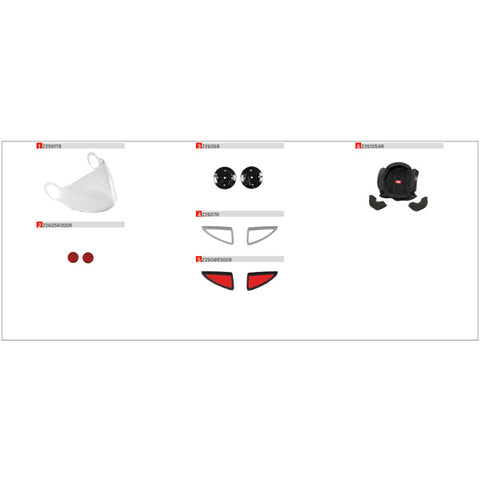J.05 HELMET SPARES
