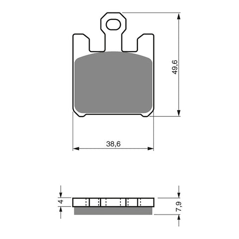 Goldfren GF200S3 Sintered Sports Front Brake Pads