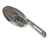 Whites Oval Diamond Mirror – Right Hand Short Stem – Harley Davidson