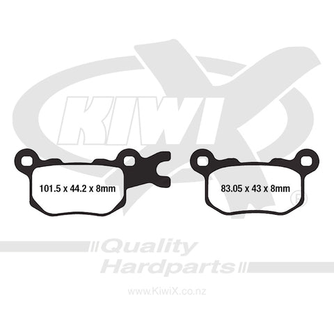 GF739 Rear Left Brake Pads
