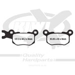 Suzuki Front Brake Pad & Shim Set – 69101-43810 – DR-Z250 Genuine OEM