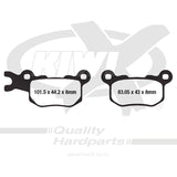 Suzuki Front Brake Pad & Shim Set – 69101-43810 – DR-Z250 Genuine OEM
