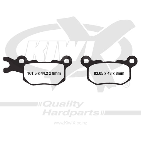 GF740 Rear Right Brake Pads
