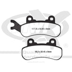 KiwiX Sintered Brake Pads GF738 Can-Am Defender / HD Series